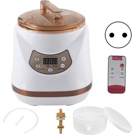 Sauna Pot 2L 1000W Portable Steamer Machine for Body Detox and Weight Loss, EU Plug 220V (1/5)