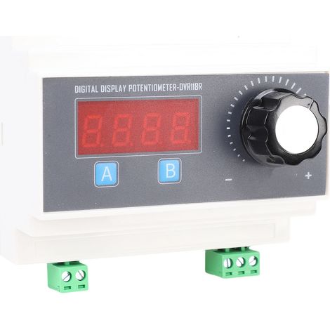 Potentiomètre à affichage numérique 10KΩ 2W, montage sur Rail à 4 chiffres, Programmable pour contrôleur de vitesse, onduleur PLC (1/5)