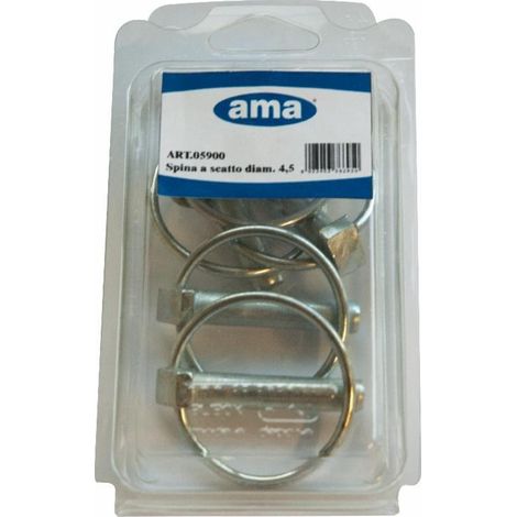 Goupille clips ronde ø 4,5 sous blister (5pcs) (1/4)