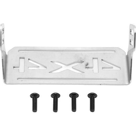 Protection en Acier Inoxidable pour Châssis de RC - Plaque de Garde Avant Robuste pour Traxxas (1/5)
