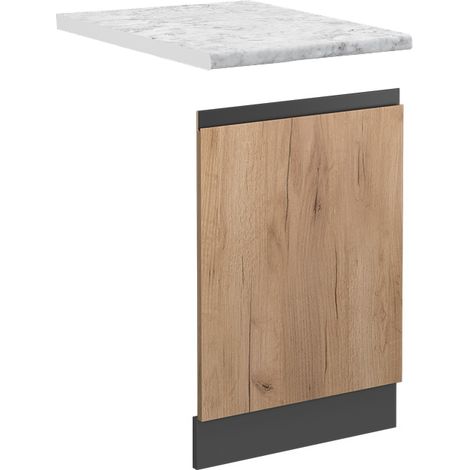 Panel frontal R-Line, Roble dorado, 45 cm , ET Mármol, Vicco