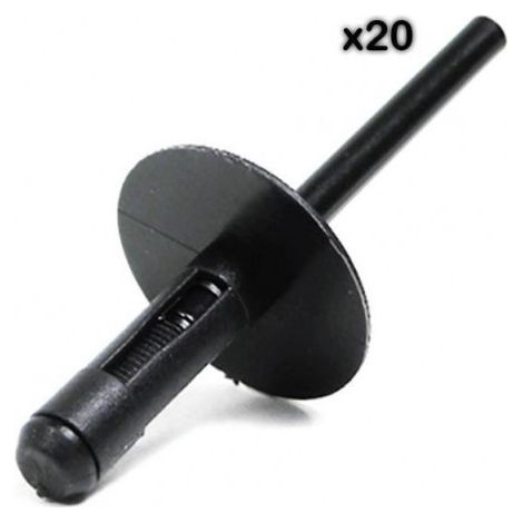 Rivet de fixation Pare choc BMW X3 & X5 (51717002953) X 20 - 3RG