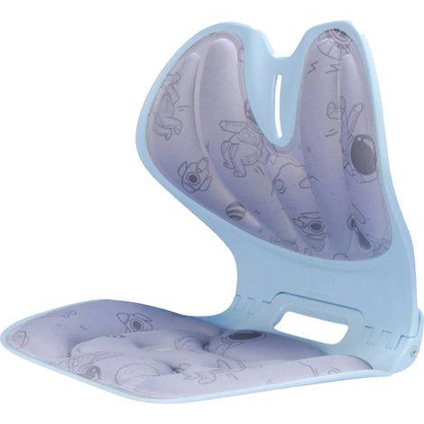 Coussin de siège pliable avec protection lombaire, soutien lombaire confortable et correcteur de posture pour bureau et domicile (1/5)