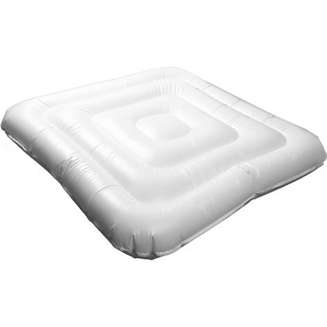 Couverture de Spa Gonflable, Protection Thermique Ronde de 4,2 Pieds à économie D'énergie avec Gonflage Rapide, pour la Plupart des Spas pour Rester Propre et Chaud (1/5)