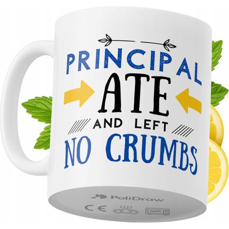Lustige Tasse für Schulleiter – Kaffee- oder Teetasse mit witzigem Textdesign – ideal für Geburtstage, Namenstage, Feiertage und besondere Anlässe. Hochwertige Tasse für Zuhause, Büro und Arbeit. Farb