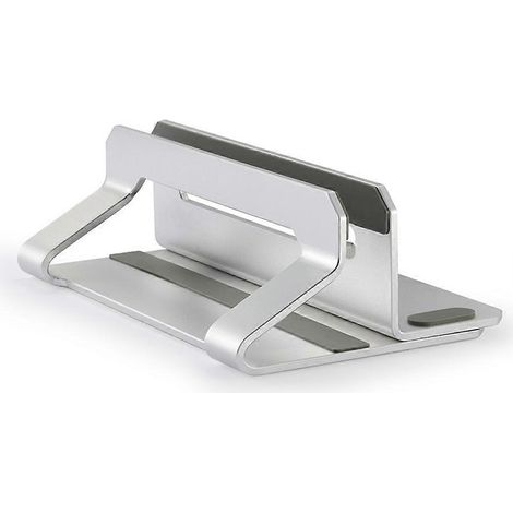 Vertikaler, in der Breite verstellbarer Schreibtischständer, Laptop-Dockingstation, platzsparender Schreibtischorganizer und Aufbewahrungsmöglichkeit (1/5)