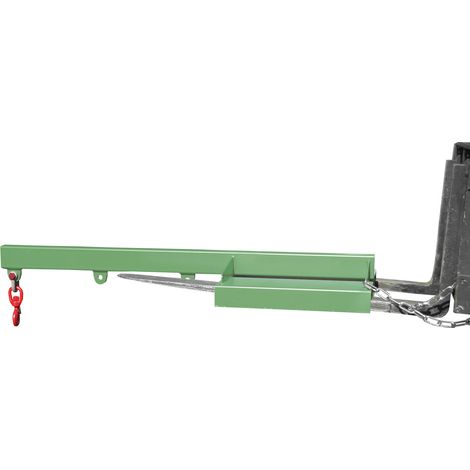 Bauer Lastarm LA 1600-1,0, lackiert, Resedagrün
