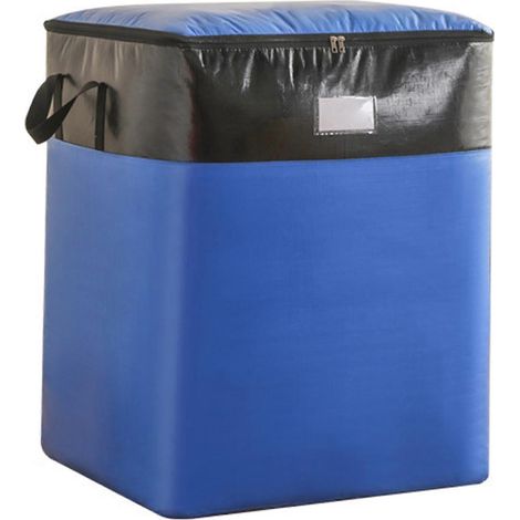 Heavy Duty Zipper Moving Bags avec Hetles, Extra Large Waterproof Totes pour College, Camping & Clothes Storage (1/5)
