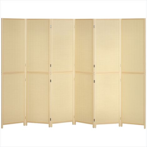 Décoration murale Paravent 6 panneaux en bambou 270 x 180 cm (1/5)