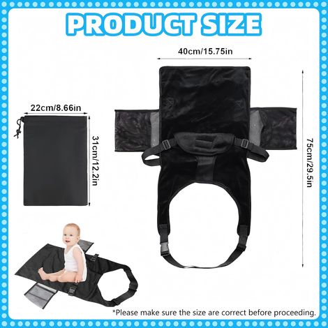 Hamac Avion Bébé, Lit Bébé Voyage Portable  Repose-Pieds Ergonomique & Sécurisé  Extension de Siège Enfant pour Avion et Voiture  Cadeau Must-Have pour Familles en Voyage (1/5)