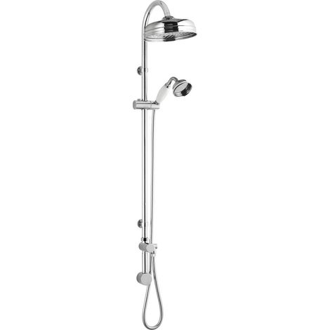 Old London Chrome Rigid Riser Shower Kit with Concealed Elbow - A3238 (1/3)