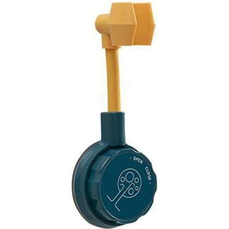Ulisem360° verstellbarer, drehbarer Duschkopfhalter, universelle Wandhalterung für Duschkopf, verstellbar, für Zuhause und Badezimmer (blau) (1/3)