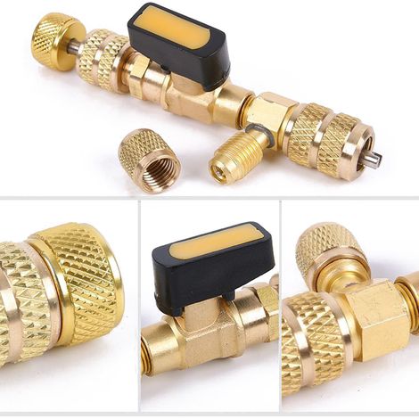 Herramienta para la instalación y extracción del núcleo de la válvula R410/R22 para aire acondicionado doméstico - Accesorio de repuesto para juntas delgadas (1/3)