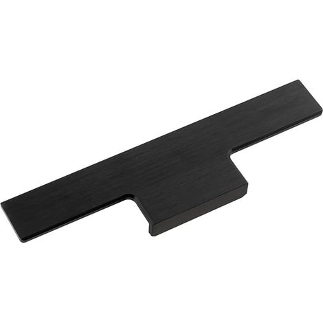 Poignée de meuble 146 mm profil Ramara poignée aluminium tiroir armoire porte meuble quincaillerie placard cuisine chambre, noir brossé (1/3)