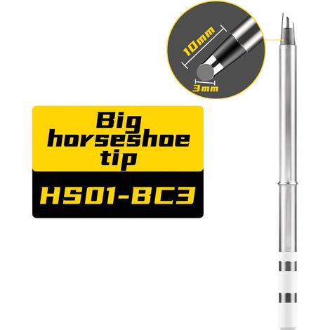 FNIRSI HS-01 Soldering Iron Tips FNIRSI Replacement Bevel Soldering Tip HS01-BC3 (1/3)