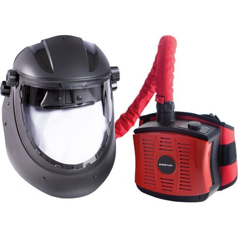 Equipo de respiración SAFETOP con pantalla facial incolora AIRFACE