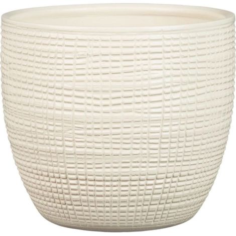 Scheurich – Cache-pot Corteza Vainilla – Céramique, intérieur, Ø 12 cm (1/3)