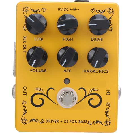 Pédale de distorsion pour guitare CP-60, modes multiples, sortie XLR, effet sonore professionnel (1/5)