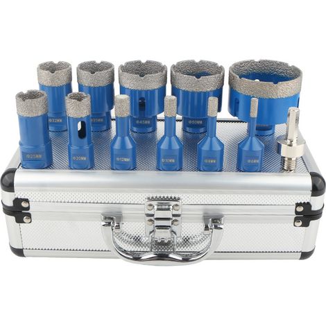 Diamant-Fliesenbohrer – Diamant-Lochsäge – ein Adapter für Porzellan, Fliesen, Granit, Marmor, Trockenbohren