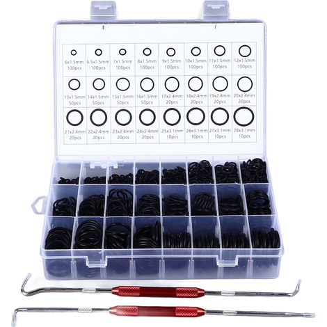 1200 joints toriques nitrile, haute température, assortiment (1/5)