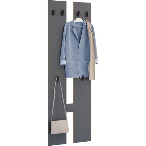 Mobilier de divertissement Salia C. 140 x L. 57 x J. 2 cm Anthracite