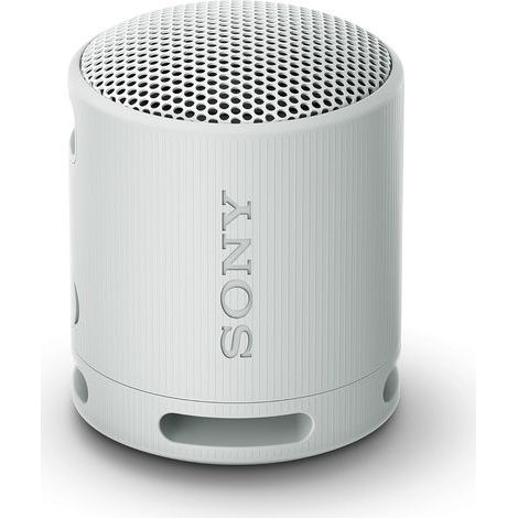 Sony SRS-XB100 – Kabelloser Bluetooth-Lautsprecher: tragbar, leicht, kompakt und robust. Grau (1/4)
