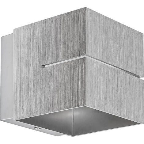 Lampada da parete Kaunas in alluminio in alluminio G9 1x max 10w L: 12 cm B: 9,6 cm H: 9.6 cm dimmerabile (1/5)