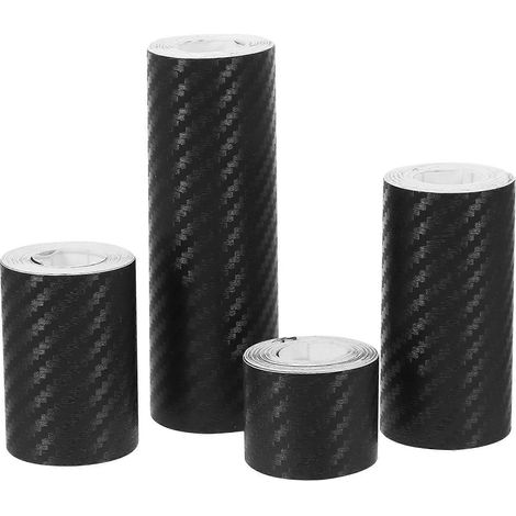 Rollen reflektierendes Klebeband, Warnaufkleber für Autos, abnehmbarer Aufkleber, Schutzfolie-300.00X10.00X0.01CM-Black (1/4)
