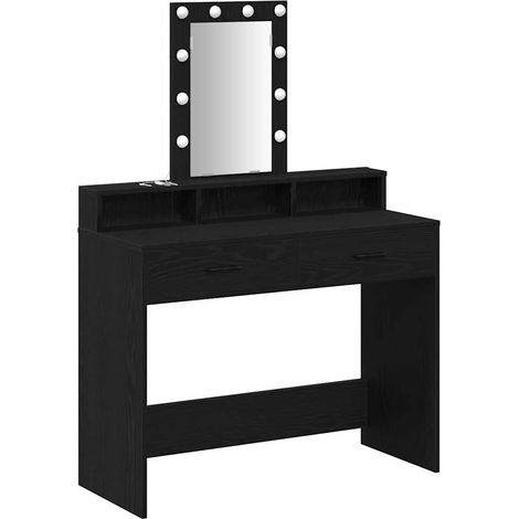 Maison Exclusive - Tavolo da Trucco Nero 100 x 41 x 140 cm Legno multistrato