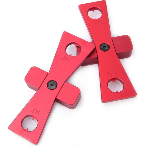 Gabarit de menuiserie à queue d'aronde, règle de mesure avec marqueur, outils de traçage, ratios 1:5/1:6/1:7/1:8, pour charpente et bricolage. (1/5)
