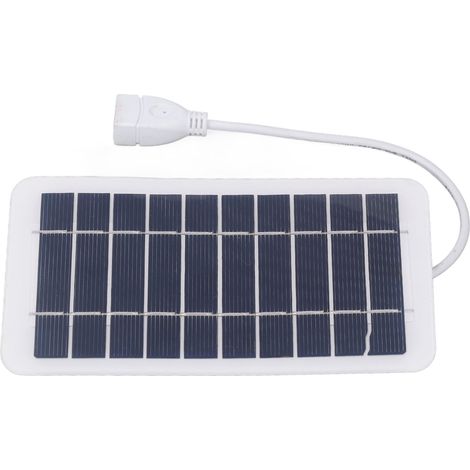 Panneau solaire portable d'extérieur, chargeur pour appareil photo, téléphone portable, batterie externe 2W 5V (1/5)