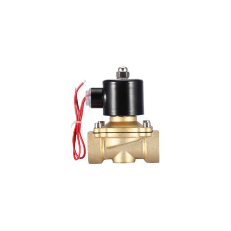 Électrovanne 1' en laiton à deux voies normalement fermée 220V CA Résistance 1MPa IP65 Pour régulation précise des fluides - 220VAC (1/5)