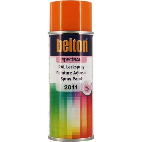 Peinture - AUTO K - RAL 2011 - Orange Foncé Mat - 400 ml - Bombe peinture (1/2)