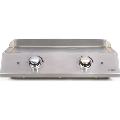 Plancha Electrique - Planche inox 2 thermostats - Livoo - DOC302 - (1/5)
