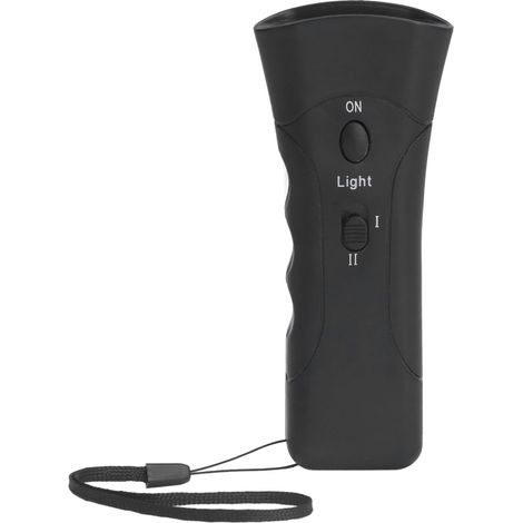 Entraîneur de chien à ultrasons avec LED et poignée ergonomique, portable, pour la maison et l'extérieur. (1/5)