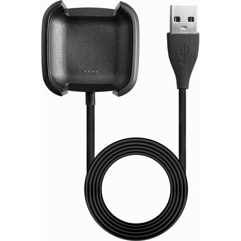 cable de carga USB de 100 cm, compatible con Versa 2, para uso con reloj inteligente, pared y PC. (1/5)