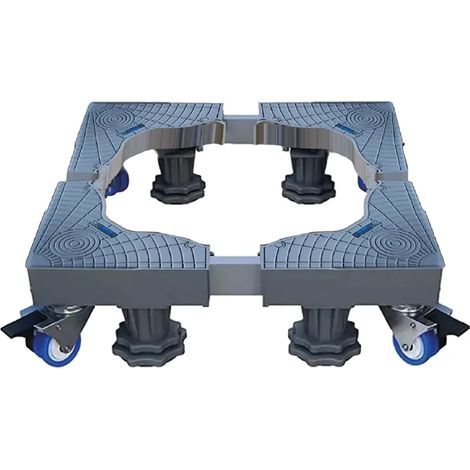 Carrello Multiuso Regolabile Portalavatrice Regolazione Cm 42 ÷ 65