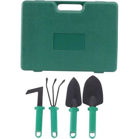 10pièces Coffret à Outils de Jardin avec Pelle Antirouille Ciseaux Herse Arroseur et Étui pour Rangement et Organisation Facile (1/5)