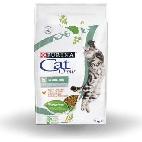 Cat Chow Gatto Sterilised Pollo PURINA - size 10 Kg