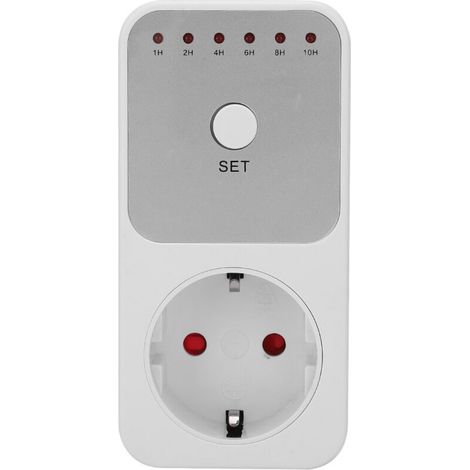Timer digitale per presa elettrica, interruttore timer per presa elettrica, interruttore timer con conto alla rovescia -Crezuo
