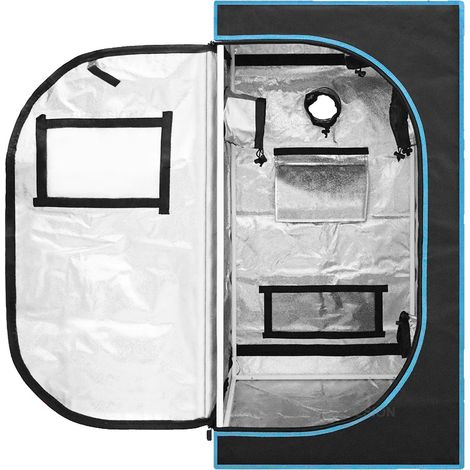 Caja de cultivo, Mylar reflectante, bandeja de tierra desmontable, BSTLT6060120LB (1/2)