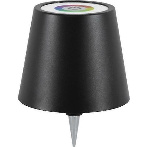 Lampe bouteille sans fil, modes RGB et abat-jour à intensité variable (3 couleurs), lampe bouteille rechargeable (1/5)