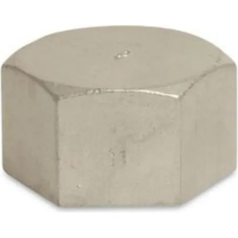 Gewindefitting Edelstahl Kappe 3/4" IG 10bar