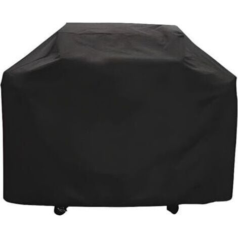 Housse Barbecue, Couverture de Grill Anti-Vent/Anti-UV/Anti-l'eau/Anti-l'Humidité/Antipoussière noir 170x61x117cm