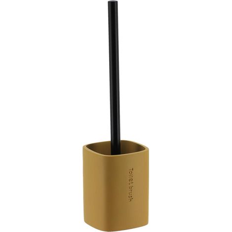 Brosse wc julia en polyresine gravee toilet brush - vert olive - Tendance (1/3)