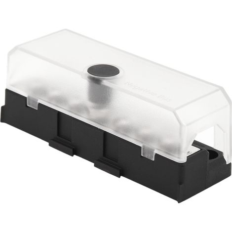 Stromverteilerblock 12–32 V 100 A M5-Anschlussbolzen M4-Anschlussschraube Batteriesammelschiene für Auto, Wohnmobil, Boot, LKW (1/5)