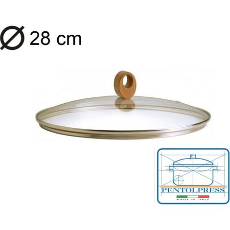Tapa de cristal de 28 cm para ollas y sartenes