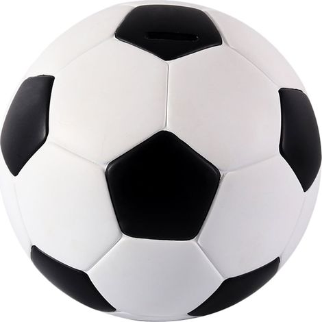 Tirelire Ballon de Football NUOLUX pour Enfants, Pot à Monnaie en Forme de Ballon, Boîte à Économies de Bureau, Accessoire Décoratif de Chambre Bébé, Cadeau Sportif pour Enfants (1/4)
