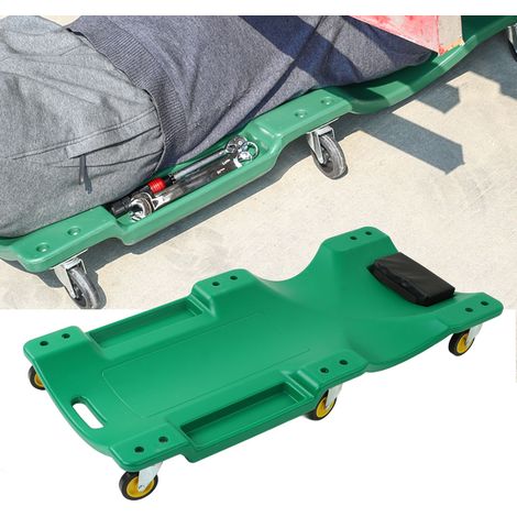 Fauteuil inclinable de réparation automobile de 101,6 cm (40 pouces), vert, épais, planche à roulettes pour la réparation automobile, base de voiture, outil spécial pour la réparation automobile (surd (1/5)