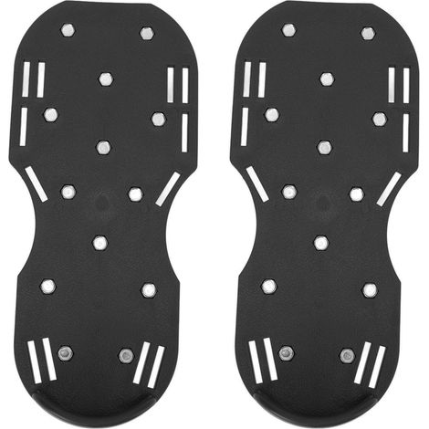 Chaussures d'aération pour gazon avec attaches en alliage de zinc, semelles cloutées pour jardin, réglables et durables.
